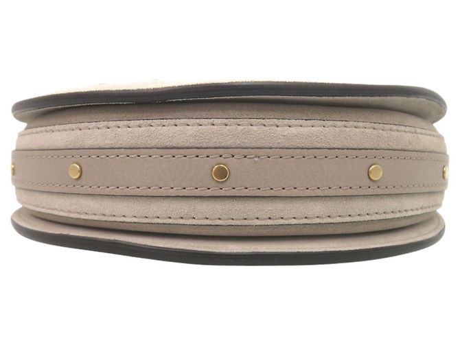 Chloé Chloe Pixie Suede Leather Handbag Beige - view 4