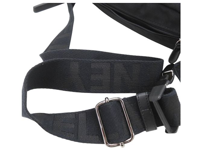 Stella Mc Cartney Borsa cintura Stella McCartney Black Logo Nero - vista 9