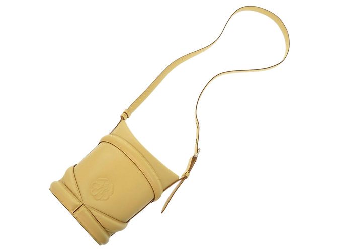 Borsa a tracolla in pelle gialla Alexander McQueen Giallo - vista 4