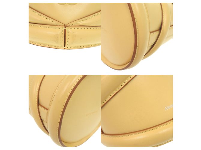 Borsa a tracolla in pelle gialla Alexander McQueen Giallo - vista 6