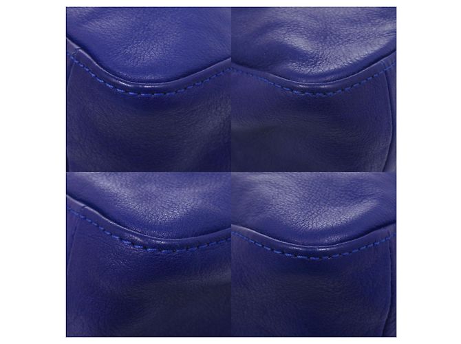 Bolso 2-Way Longchamp 3D Leather Blue Azul - vista 3