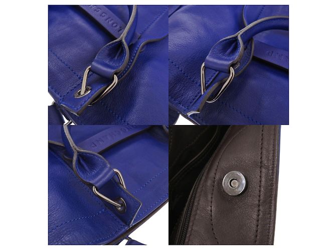 Bolso 2-Way Longchamp 3D Leather Blue Azul - vista 8