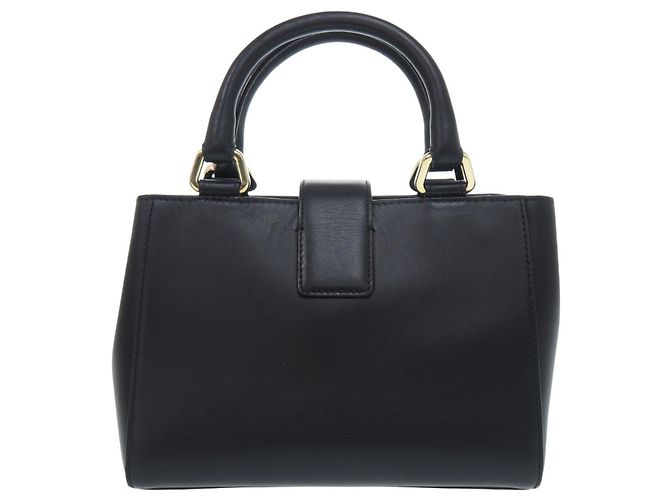 Borsa a mano 2-Way in pelle nera Jimmy Choo Rocket Studs Nero - vista 4