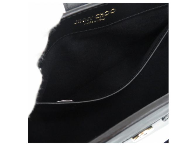 Borsa a mano 2-Way in pelle nera Jimmy Choo Rocket Studs Nero - vista 9