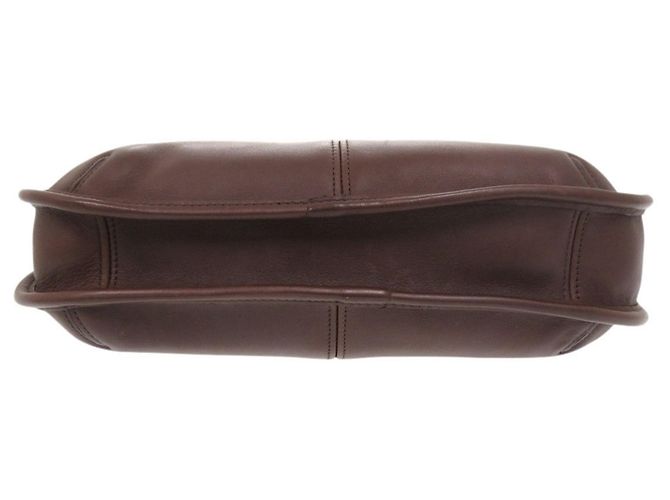 Borsa a tracolla singola in pelle Coach Old Ergo Marrone - vista 3