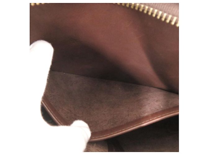 Borsa a tracolla singola in pelle Coach Old Ergo Marrone - vista 7