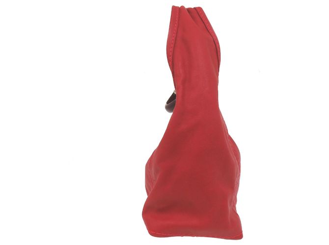 Borsa Hobo Jimmy Choo Saba Rosso - vista 4