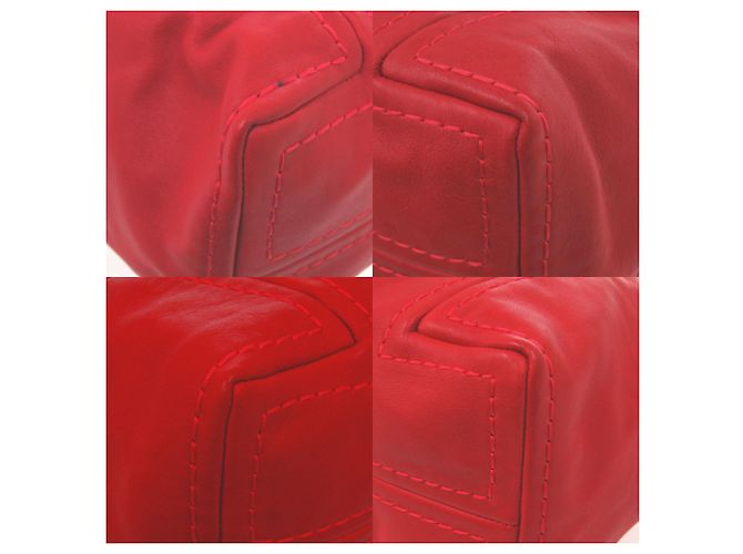 Borsa Hobo Jimmy Choo Saba Rosso - vista 7