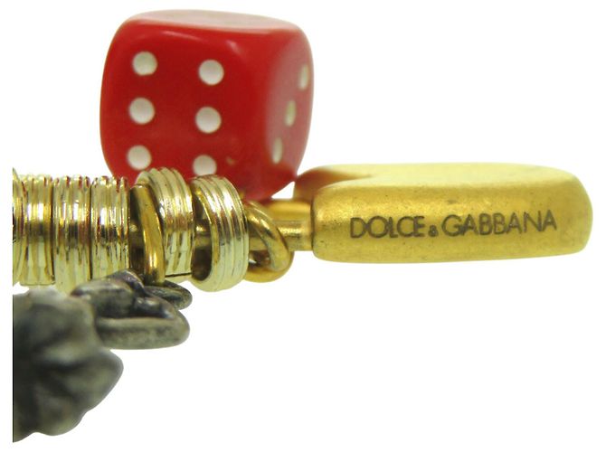 Dolce & Gabbana Rote Metallbrosche - Ansicht 5