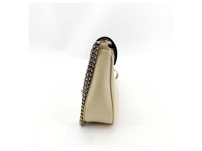 Gucci Soho Chain Leather Medium Beige - Ansicht 3