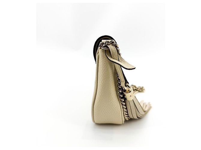Gucci Soho Chain Leather Medium Beige - Ansicht 4