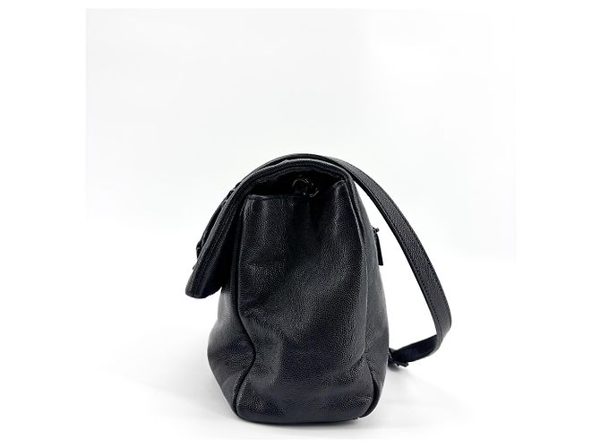 Autre Marque Saint Laurent Nolita Satchel Matelasse Chevron Leather Medium Nero - vista 3