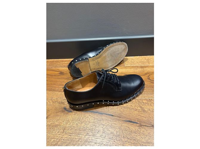 Valentino Garavani Scarpe Derby Rockstud Nero - vista 10