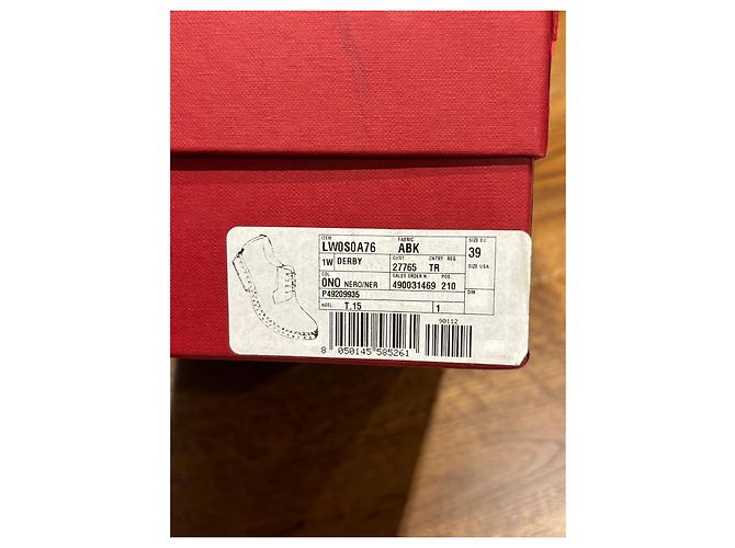 Valentino Garavani Scarpe Derby Rockstud Nero - vista 6