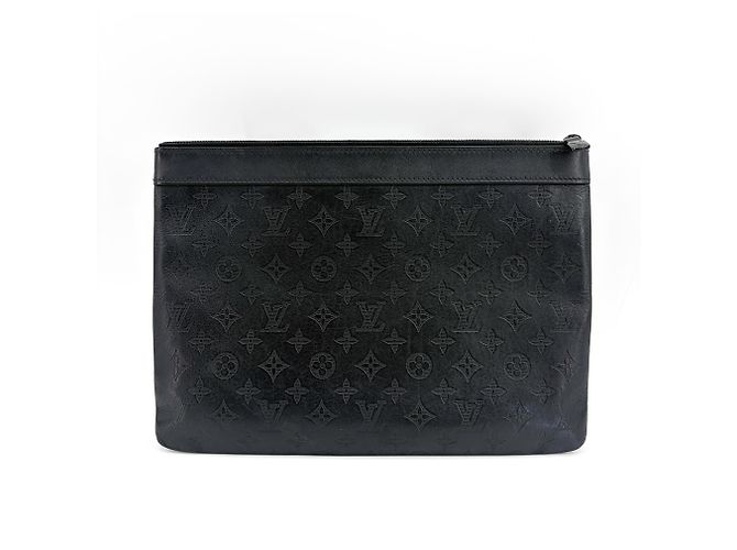 Louis Vuitton Monogramissime Pochette Monogram Canvas and Exotics Negro - vista 2