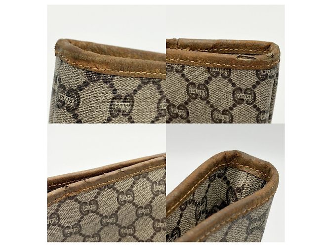Borsa a spalla tote Gucci Marrone Rosso Beige Verde - vista 13