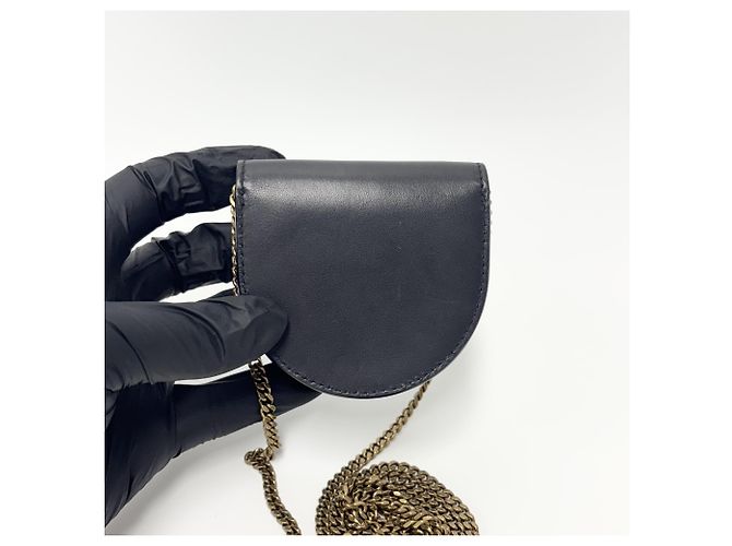 Autre Marque Saint Laurent Kaia Flap Satchel Leather North South Nero - vista 4