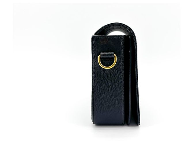 Autre Marque Borsa a tracolla Saint Laurent Classic Monogram in pelle metallizzata Medium Nero - vista 4