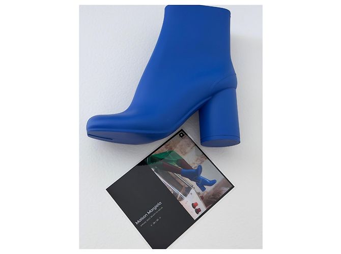 Maison Martin Margiela Maison Margiela Tabi Rubber Boots Delft Blue SS22 - vista 3