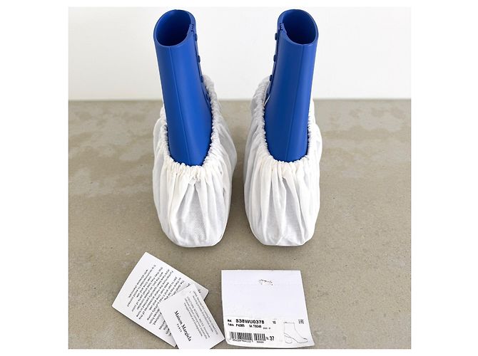 Maison Martin Margiela Maison Margiela Tabi Rubber Boots Delft Blue SS22 - vista 4