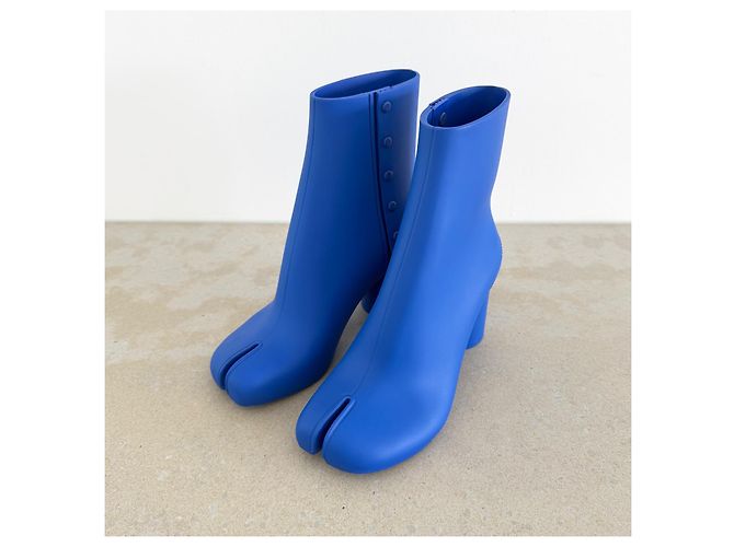 Maison Martin Margiela Maison Margiela Tabi Rubber Boots Delft Blue SS22 - vista 7