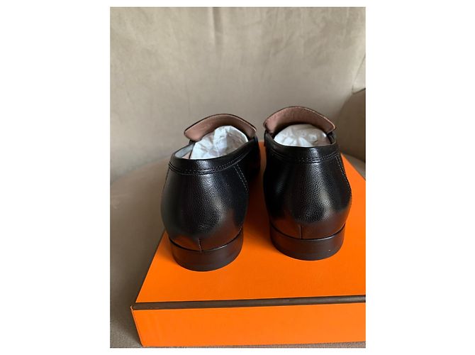 Hermès Lederloafer Schwarz - Ansicht 12