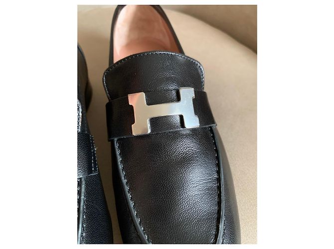 Hermès Lederloafer Schwarz - Ansicht 17
