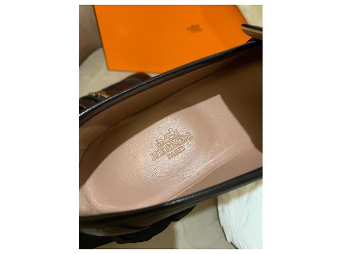 Hermès Lederloafer Schwarz - Ansicht 6