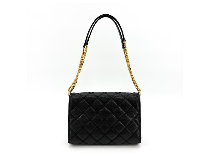Autre Marque Saint Laurent Becky Quilted Leather Small Preto - vista 2