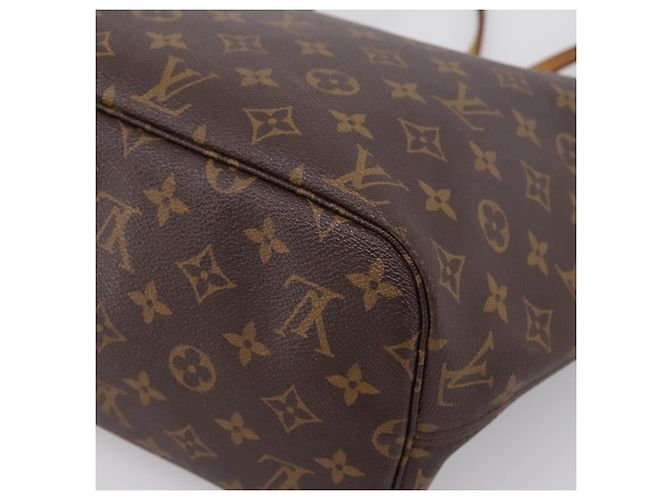 Borsa Tote LOUIS VUITTON Monogram Neverfull MM M40156 LV Auth 201179 Monogramma - vista 15