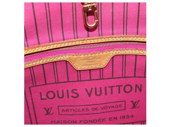 Borsa Tote LOUIS VUITTON Monogram Neverfull MM M40156 LV Auth 201179 Monogramma - vista 17