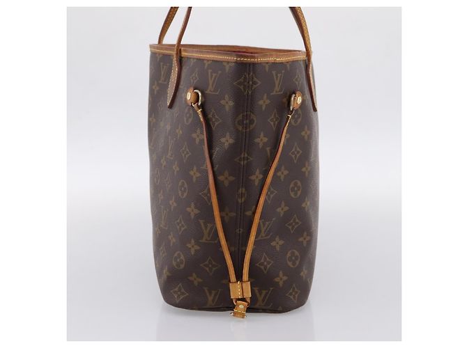 Borsa Tote LOUIS VUITTON Monogram Neverfull MM M40156 LV Auth 201179 Monogramma - vista 4