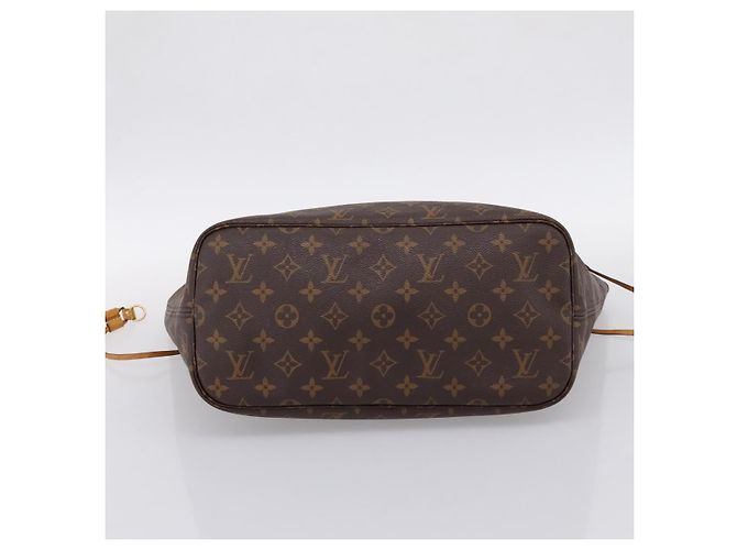 Borsa Tote LOUIS VUITTON Monogram Neverfull MM M40156 LV Auth 201179 Monogramma - vista 5