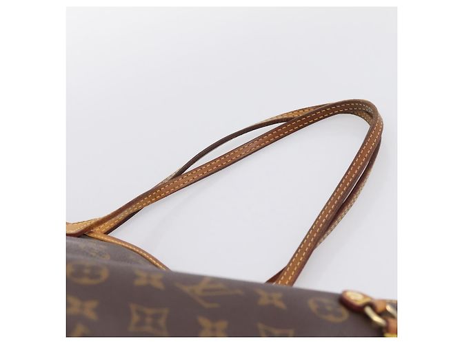 Borsa Tote LOUIS VUITTON Monogram Neverfull MM M40156 LV Auth 201179 Monogramma - vista 8