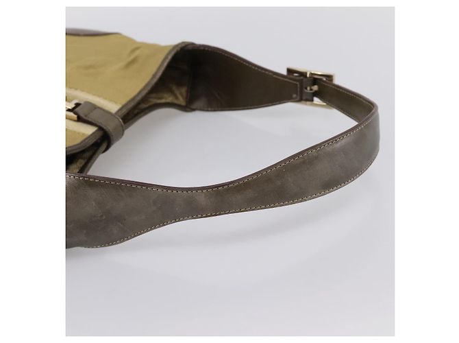 Borsa a tracolla GUCCI Jackie Sherry Line Canvas Beige Gold 001 3306 Auth 202921A D'oro - vista 7