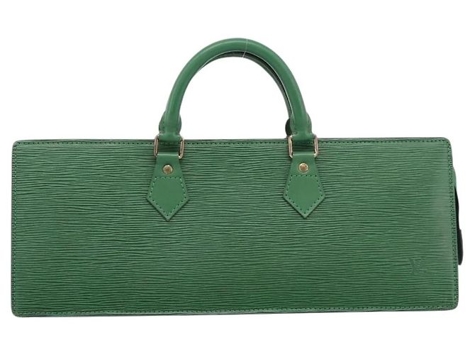 LOUIS VUITTON Epi Sac Triangle Hand Bag Green M52094 LV Auth 197179 Verde - vista 13