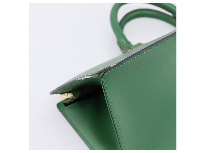 LOUIS VUITTON Epi Sac Triangle Hand Bag Green M52094 LV Auth 197179 Verde - vista 14