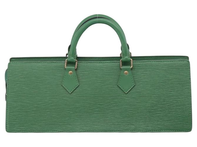 LOUIS VUITTON Epi Sac Triangle Hand Bag Green M52094 LV Auth 197179 Verde - vista 2