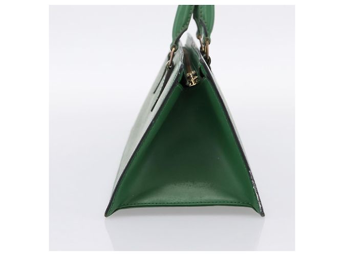 LOUIS VUITTON Epi Sac Triangle Hand Bag Green M52094 LV Auth 197179 Verde - vista 3