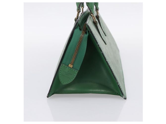 LOUIS VUITTON Epi Sac Triangle Hand Bag Green M52094 LV Auth 197179 Verde - vista 4