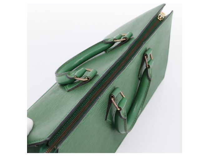 LOUIS VUITTON Epi Sac Triangle Hand Bag Green M52094 LV Auth 197179 Verde - vista 6