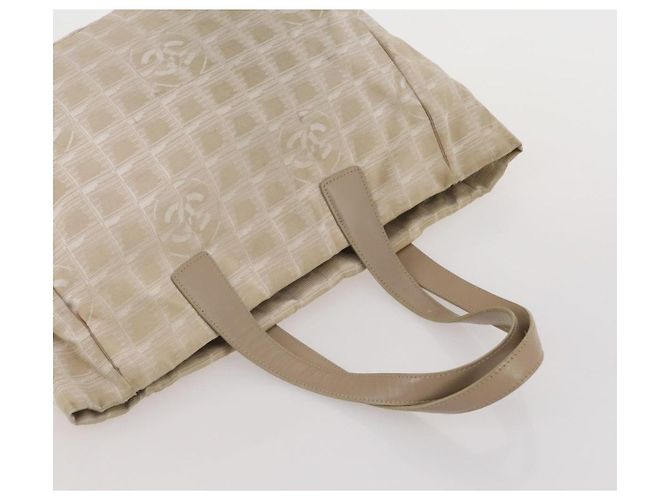 Hermès HERMES Chanel Tote Bag Canvas 2 Set Black Beige Auth ti4035 Nero - vista 13