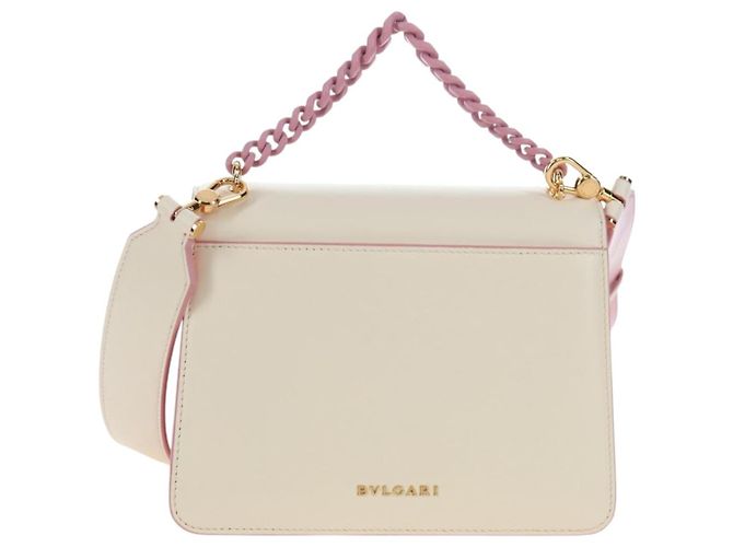 Bulgari Borsa a mano BVLGARI Serpenti in pelle 2way Ivory Gold Auth 200070SAM D'oro Crudo - vista 2