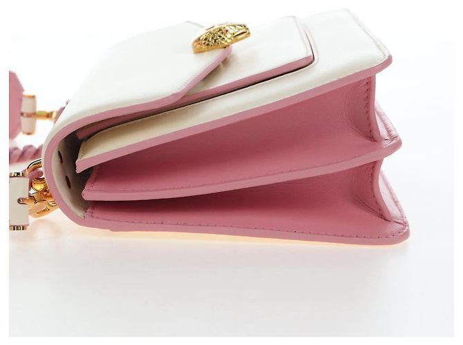 Bulgari Borsa a mano BVLGARI Serpenti in pelle 2way Ivory Gold Auth 200070SAM D'oro Crudo - vista 3