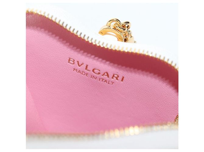 Bulgari Borsa a mano BVLGARI Serpenti in pelle 2way Ivory Gold Auth 200070SAM D'oro Crudo - vista 32