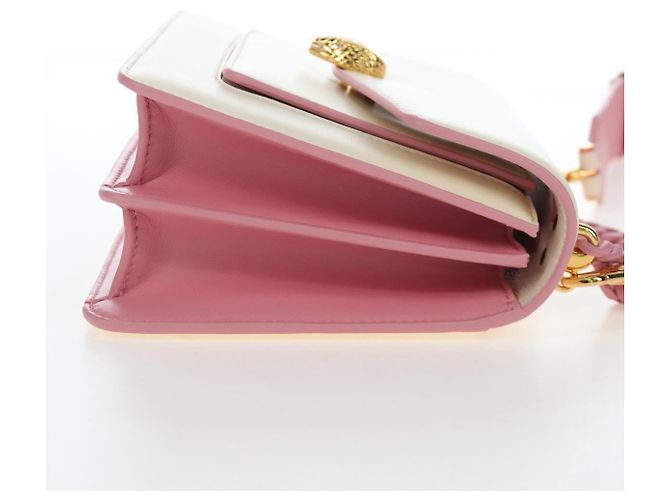 Bulgari Borsa a mano BVLGARI Serpenti in pelle 2way Ivory Gold Auth 200070SAM D'oro Crudo - vista 4