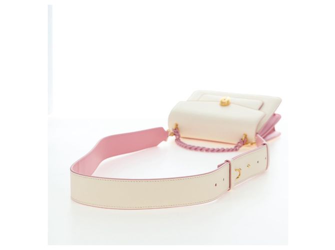 Bulgari Borsa a mano BVLGARI Serpenti in pelle 2way Ivory Gold Auth 200070SAM D'oro Crudo - vista 8