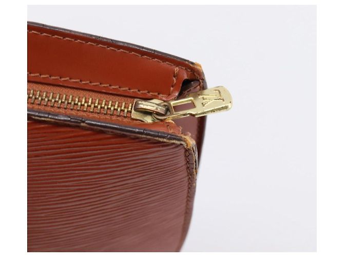 LOUIS VUITTON Epi Saint Jacques Shopping Shoulder Bag Brown M52263 Auth 203493 Marrone - vista 10