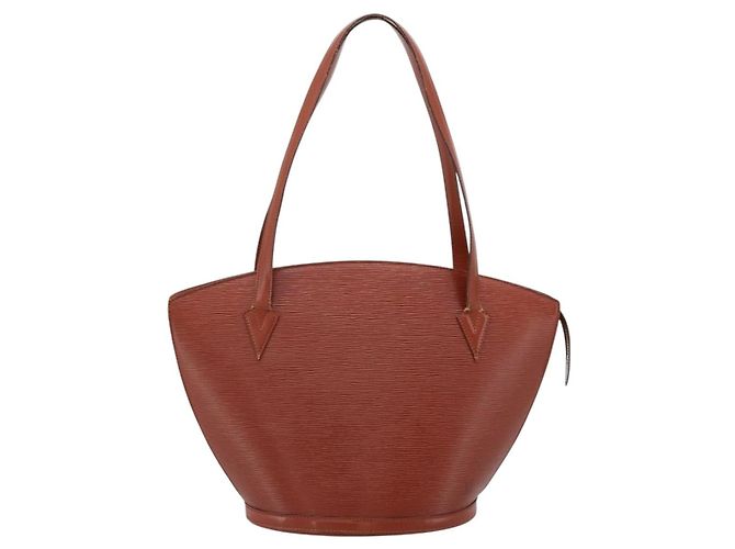LOUIS VUITTON Epi Saint Jacques Shopping Shoulder Bag Brown M52263 Auth 203493 Marrone - vista 13