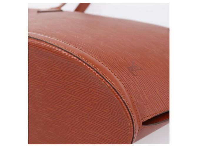 LOUIS VUITTON Epi Saint Jacques Shopping Shoulder Bag Brown M52263 Auth 203493 Marrone - vista 15